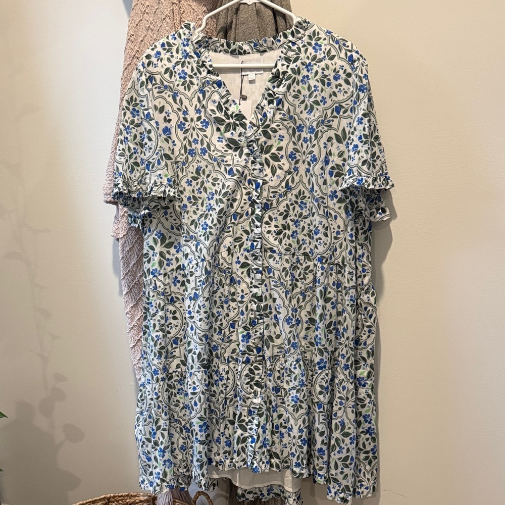 Floral V-Neck Dress
